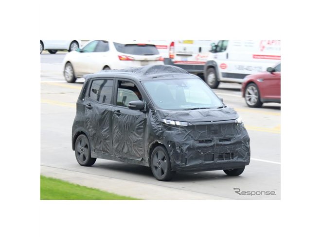 日産＆三菱の軽EV、車名は『サクラ』に!? 市販モデルの実車をスクープ