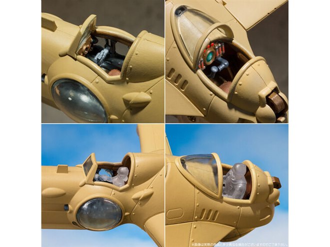 風の谷のナウシカ」ガンシップが翼長245mmで立体化、動翼部の可動を