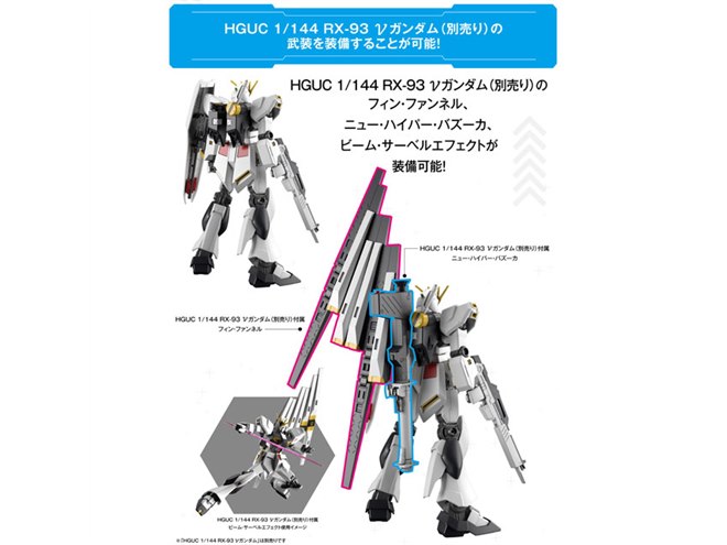 1,100円、ガンプラ「ENTRY GRADE」から「1/144 νガンダム」が2022年4月