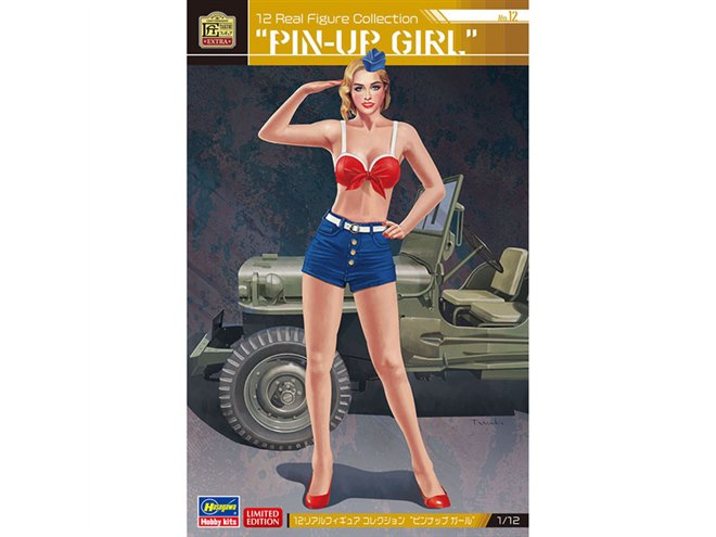 バレリーナ レトロガール フィギュア 像 ピンナップガール ハセガワ、レトロな1/12リアルフィギュア「ピンナップガール」本日11