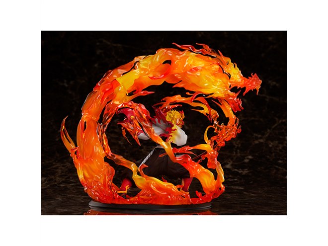 鬼滅の刃」奥義を放つ煉獄杏寿郎が1/8フィギュア化、灼熱の炎を