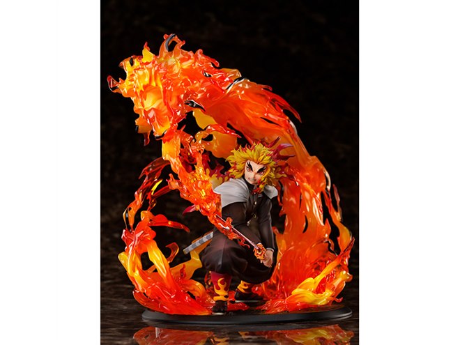 鬼滅の刃」奥義を放つ煉獄杏寿郎が1/8フィギュア化、灼熱の炎を