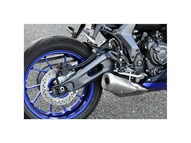 ヤマハ YZF-R7 開発者に聞く】「長いバンクセンサーは限界域の高 ヤマハ YZF-R7 開発者に聞く】「長いバンクセンサーは限界域の高