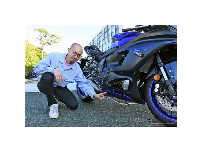 ヤマハ YZF-R7 開発者に聞く】「長いバンクセンサーは限界域の高さの