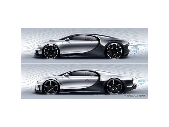 ブガッティ シロン に最高速400km/h超の「スーパースポーツ