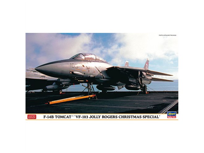 ハセガワ、1/72「F-14B」“ジョリーロジャース”クリスマス特別仕様を