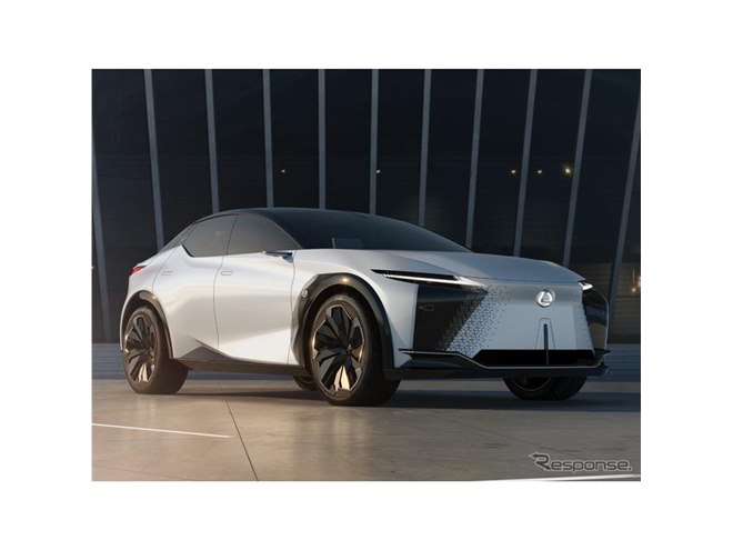 レクサス、次世代EVを骨組みだけで表現…実物大アート作品発表 - 価格.com