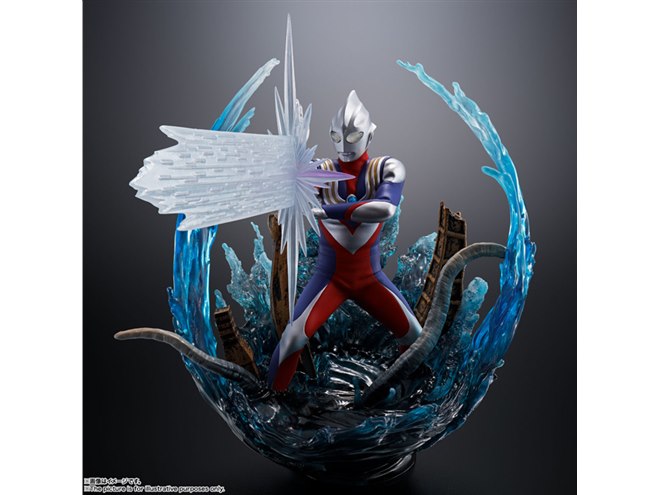ウルトラマンティガ」最終話のガタノゾーアとの激戦を全高20cmで