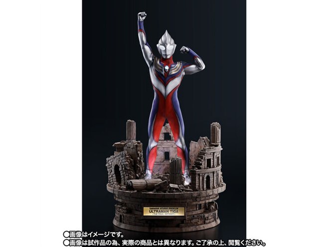 手作業で仕上げた16万円の「魂之工房 ウルトラマンティガ」、超