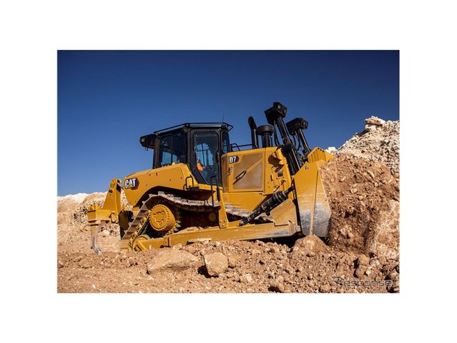 作業量・生産性向上、遠隔操作対応の次世代中型ブルドーザ『Cat D7