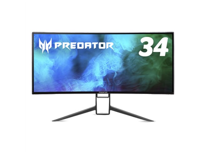 エイサー、180Hz駆動の34型湾曲ゲーミング液晶「X34Sbmiiiphzx