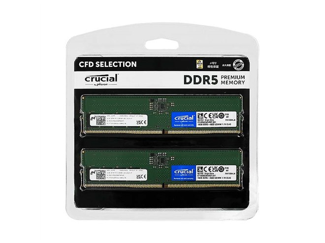 CFD、デスクトップ向けのDDR5-4800対応の2枚組メモリー - 価格.com