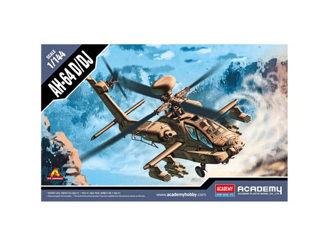 アカデミー、1/144 攻撃ヘリ“アパッチ”「AH-64D/DJ 」アメリカ