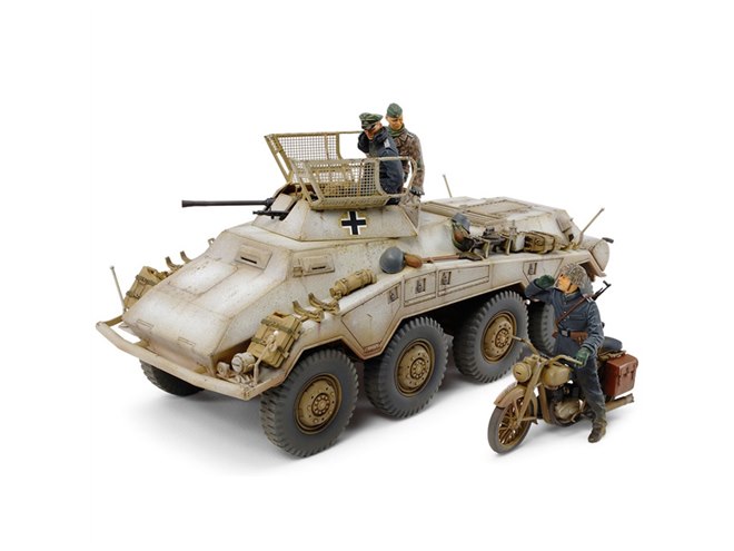 タミヤ「1/35 ドイツ重装甲車Sd.Kfz.234/1」発売へ、イタレリ社