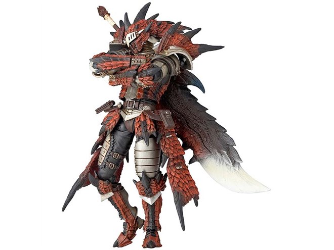 海洋堂、炎剣リオレウスを装備したハンター男剣士のフィギュア - 価格.com