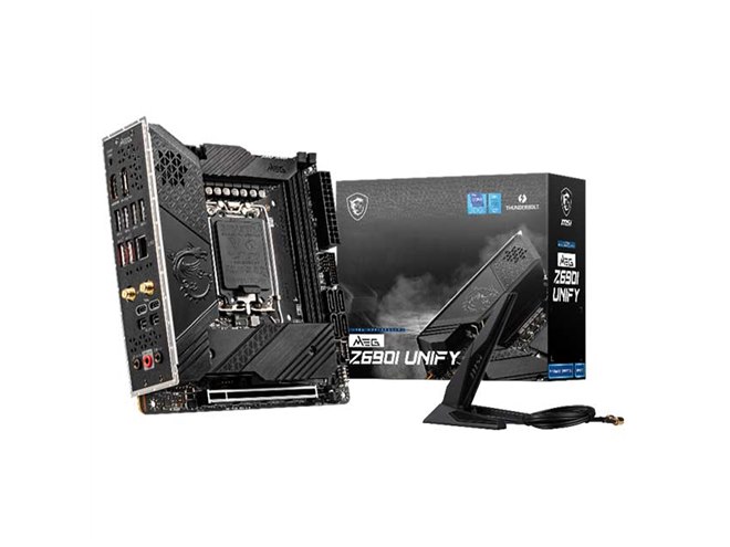 MSI、「Intel Z690」を搭載したMini ITXマザー「MEG Z690I UNIFY