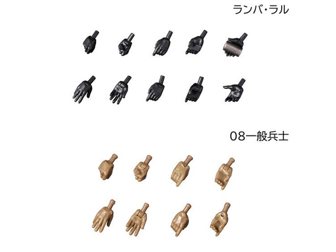 ランバ・ラル隊の劇中シーンを再現できるフィギュア＆バイク