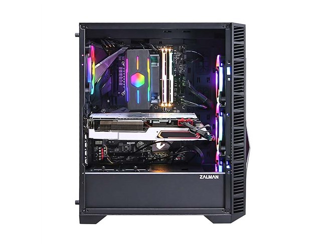 ZALMAN、ドスパラ限定モデルのPCケース「Z3 Iceberg Black