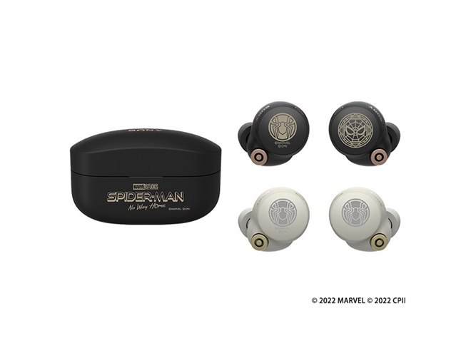 スパイダーマンNWH」×ソニー、完全ワイヤレスNCイヤホンなど3機種の