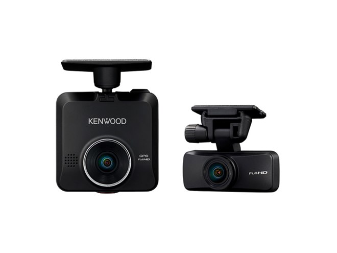 レコーダー MKR ケンウッド、スモークガラス対応「明るさ調整機能」を搭載した前後2