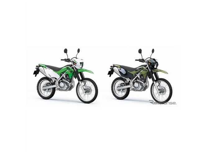 足つき安心、カワサキがローシート仕様のオフロード車『KLX230S』発売