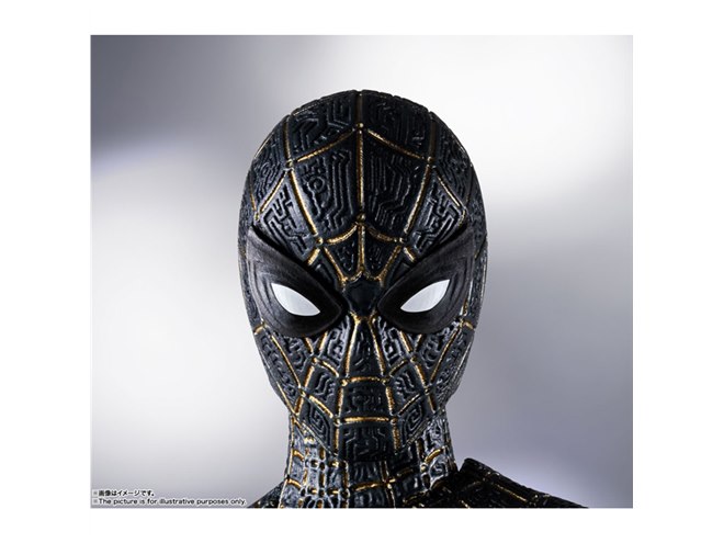 スパイダーマンNWH」ブラック＆ゴールドスーツが立体化、魔法陣
