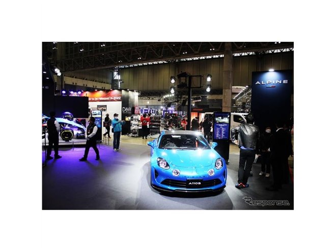 アルピーヌ A110 改良新型を世界に先駆けて…東京オートサロン2022で初