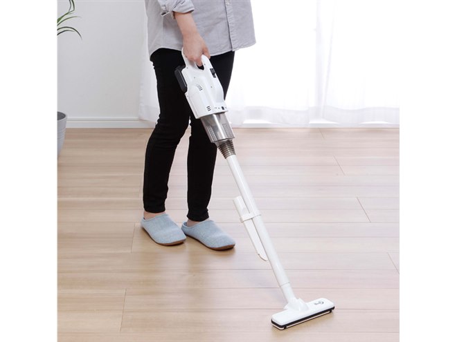 コードレス スティッククリーナー ホワイト コメリ B-Share コメリ、3段フィルターを採用した「B-Share 10.8V充電式クリーナー