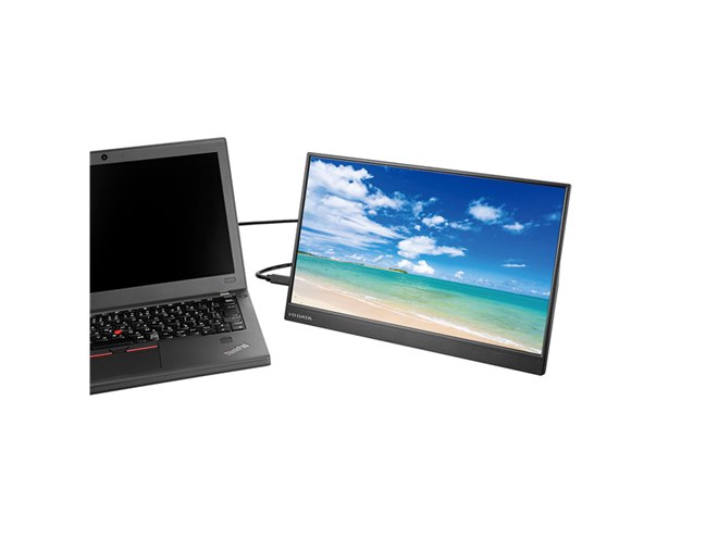 アイ・オー、最薄部7mmの15.6型フルHDモバイルディスプレイ「LCD