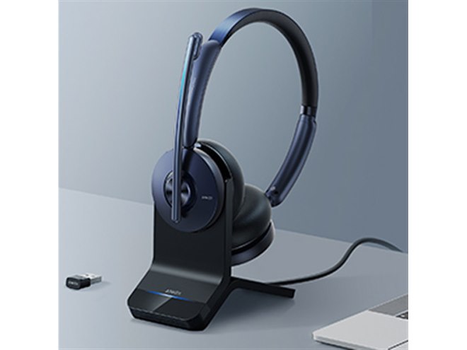 Anker、AIノイズリダクション機能付き会議用Bluetoothヘッドセット