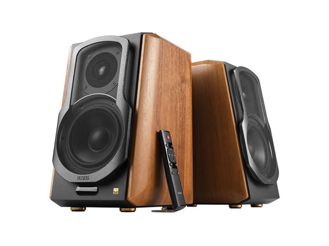 EDIFIER、最大120W出力の2.0パワードブックシェルフスピーカー