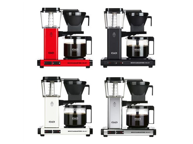 モカマスター KBG SELECT レッド 4～10杯用 コーヒーメーカー Automatic Coffee Machine: Moccamaster KBGV Select Coffee