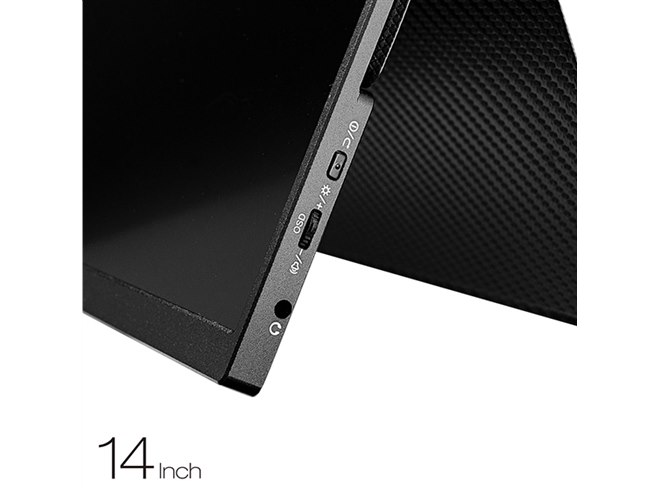 ユニーク、32,800円の14型フルHDモバイル液晶「UQ-PM14FHDNT2
