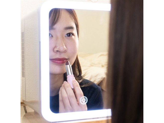 コスメ専用ミニ冷蔵庫「ワタシコフレ」サンコーより発売、LED