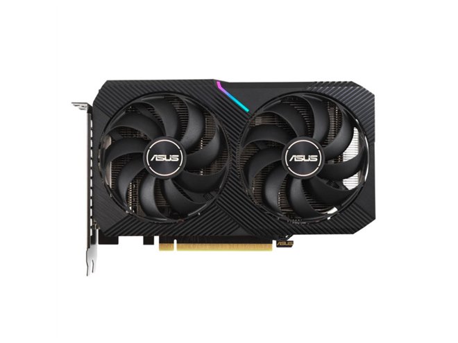 ASUS、2つのAxial-techファンを装備した「DUAL-RTX3050-O8G-GAMING