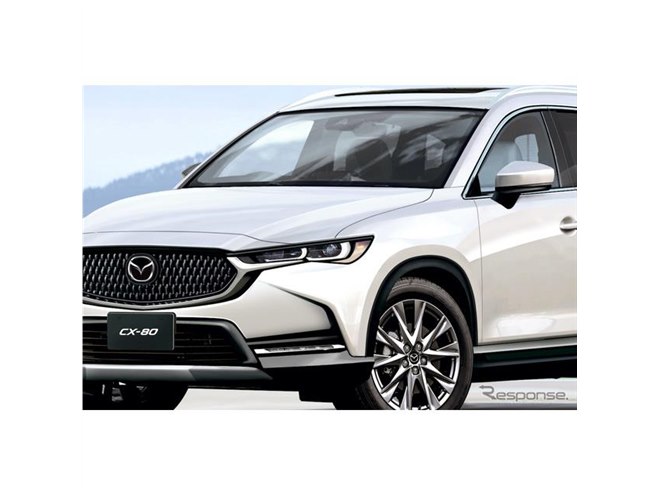 マツダ『CX-80』日本導入は2023年か、CX-8後継3列シートSUVのデザイン