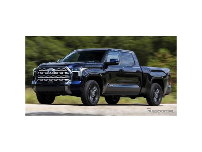 トラック　タンドラブルーファイア　新品 車高下げすぎ!? 全長6m級の超巨大トヨタ「タンドラ」をシャコタン化