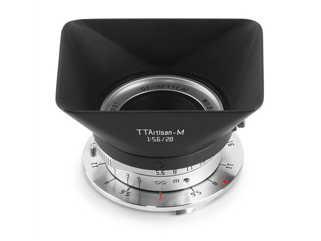 銘匠光学、重さ約150gの小型レンズ「TTArtisan 28mm f/5.6 ライカM用