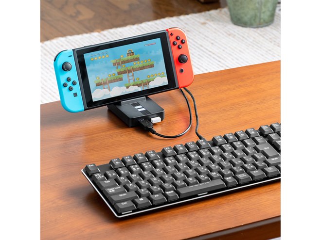 Switchの熱暴走を防ぐ”冷却ファン付き充電スタンド「400-NSW011BK