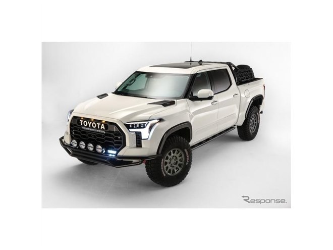 トヨタ タンドラ 新型、ハイブリッドで砂漠レースをサポート…シカゴ