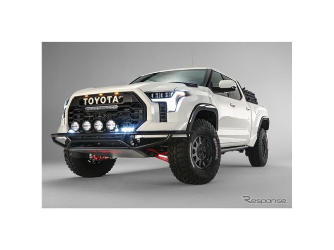 トヨタ タンドラ 新型、ハイブリッドで砂漠レースをサポート…シカゴ