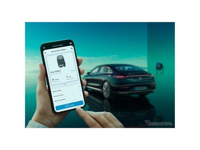 メルセデスベンツ、自宅用充電システムを欧州発表…スマホで遠隔