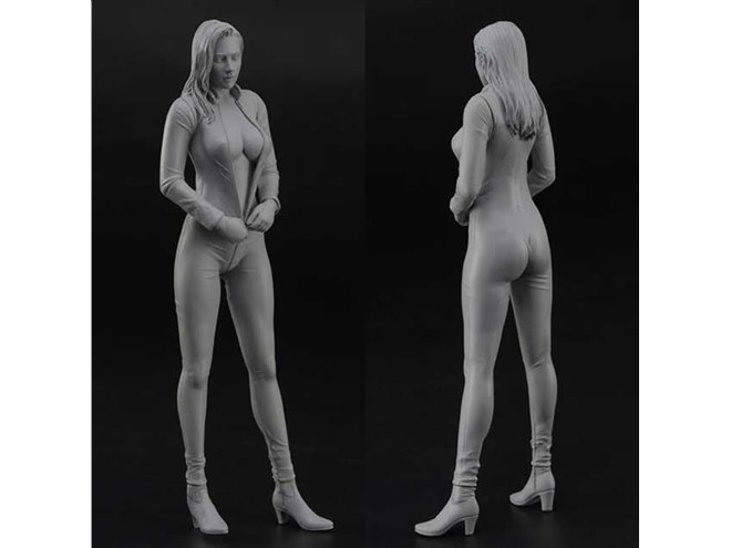 1/12バイクとの相性抜群、「セクシーな女性ライダー」リアルフィギュア