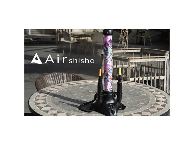 加熱の際に炭を使わない、置き型ノンニコチン電子シーシャ「Air