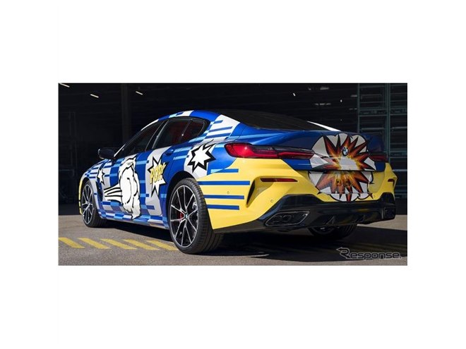 BMW 8シリーズ 「ジェフ・クーンズ」アートカー…530馬力ツイン
