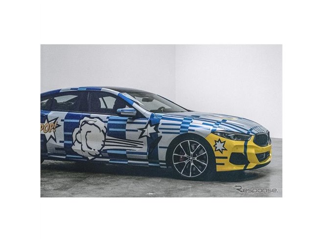 BMW 8シリーズ 「ジェフ・クーンズ」アートカー…530馬力ツインターボ