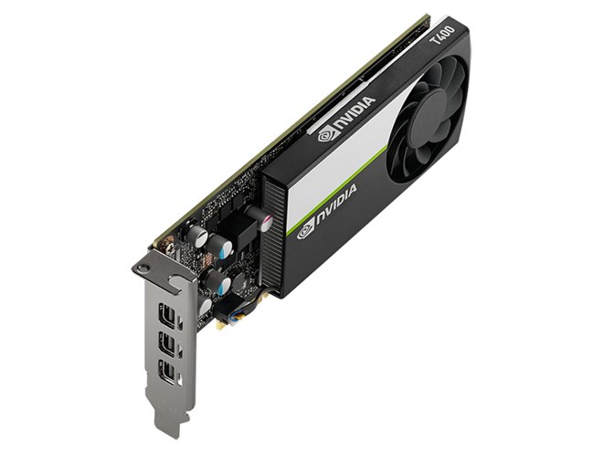 NVIDIA T400 4GB 2枚セット ロープロ エルザ、4GB GDDR6メモリー搭載のプロ向けビデオカード「NVIDIA