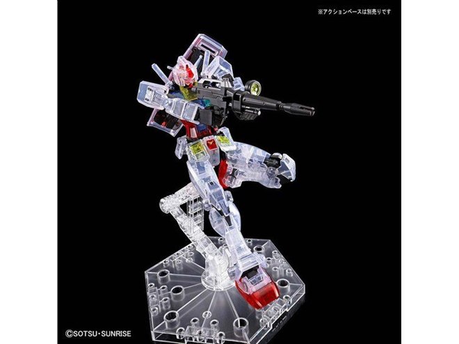 HG RX-78-2 GUNDAM プラモデル　クリアカラーバージョン HG 1/144 RX-78-2 ガンダム[クリアカラー] − 商品情報｜THE