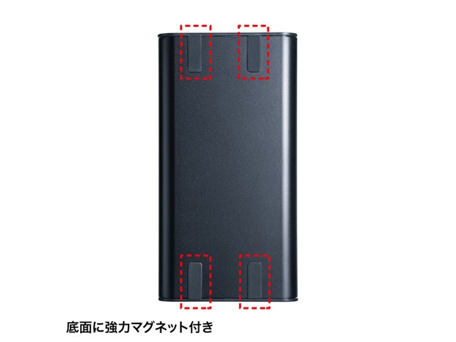 サンワダイレクト　モバイルバッテリー AC65W BTL-RDC16MG モバイルバッテリー AC出力対応 大容量 20000mAh 72Wh AC65W
