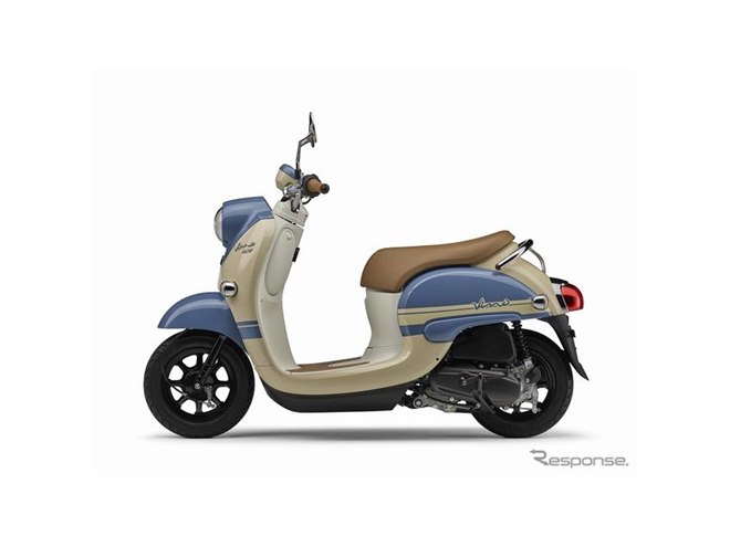ヤマハ ビーノ、2022年モデル発売へ 新色ライトブルーとマットグリーン